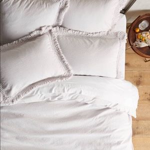 Anthropologie Loira Duvet Cover and Shams